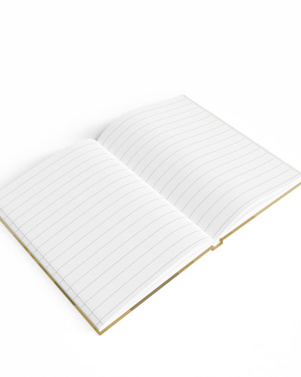 Brown Wavey 5" x 7" Journal - 128 Ruled Line pages