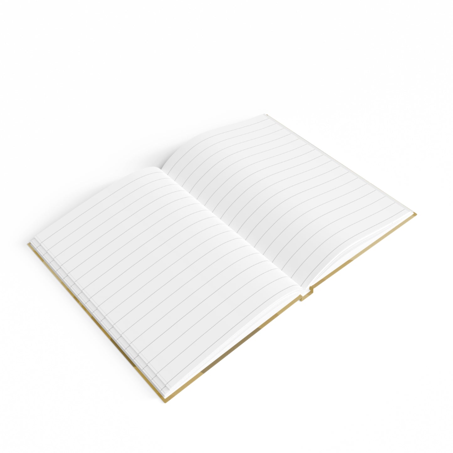 Brown Wavey 5" x 7" Journal - 128 Ruled Line pages