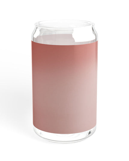 Rose Red Fade Sipper Glass, 16oz