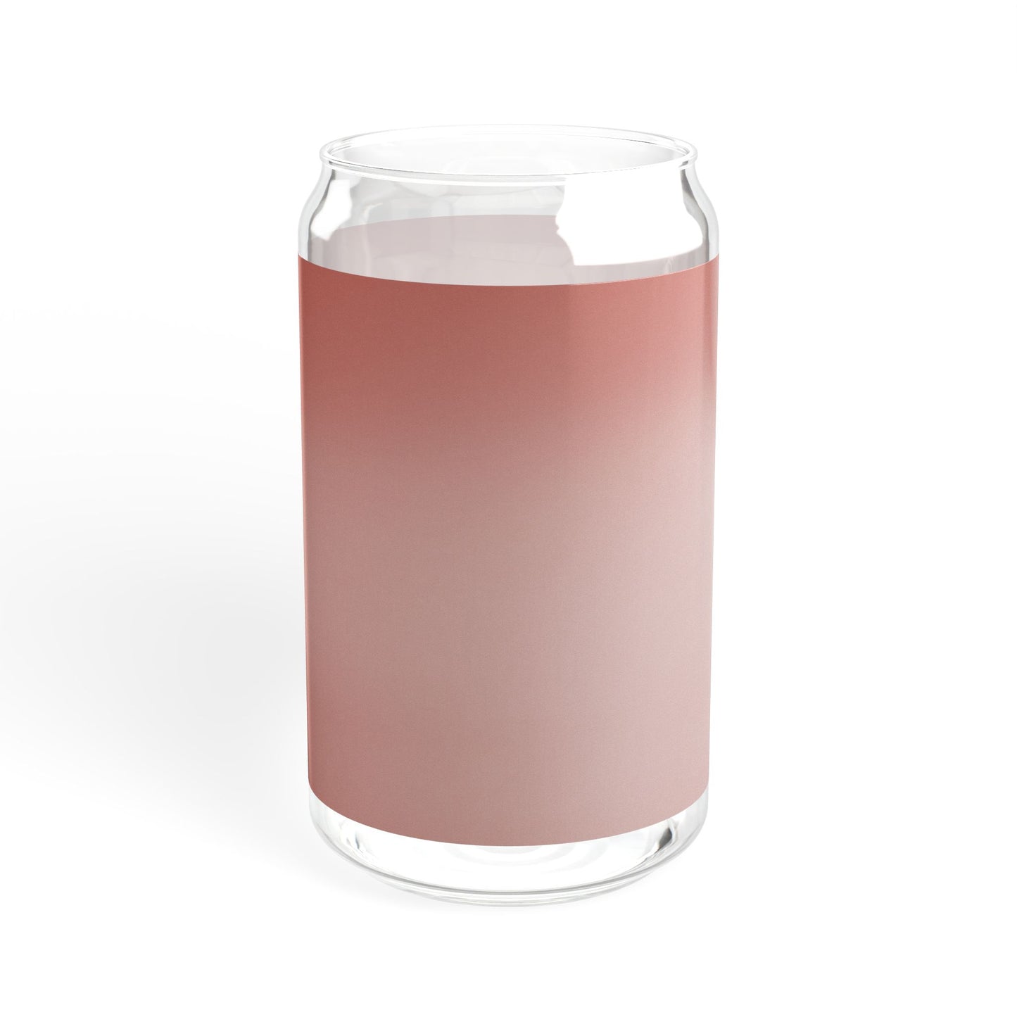 Rose Red Fade Sipper Glass, 16oz