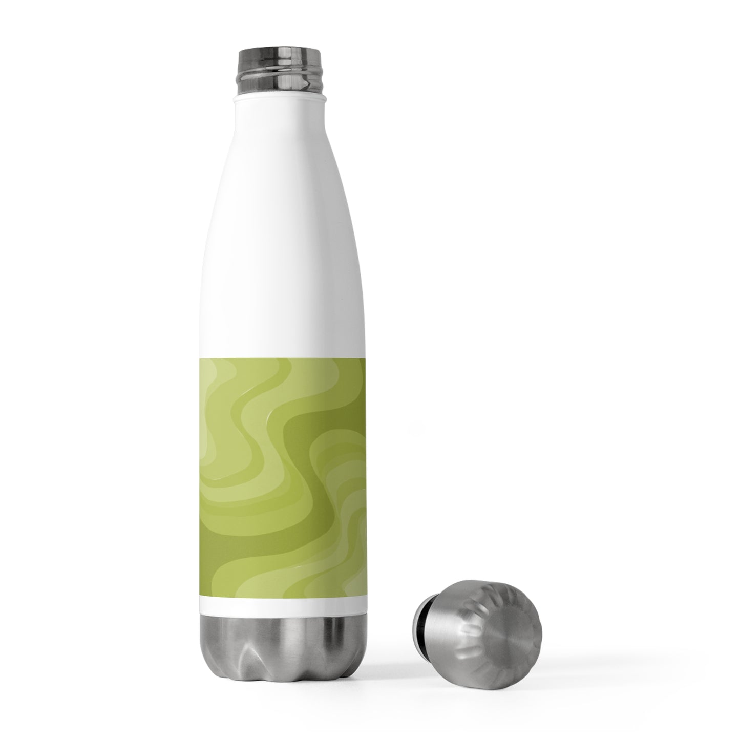 Lemon Wavey 20oz Insulated Water Bottle