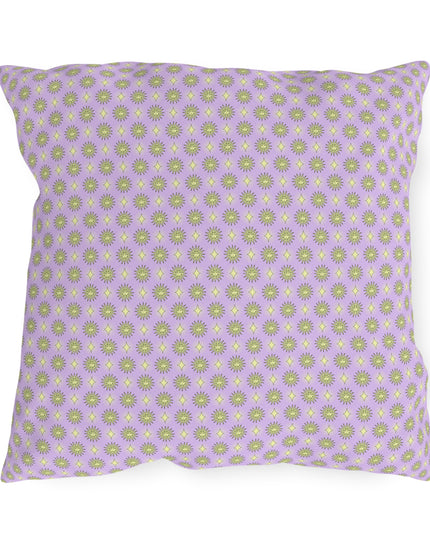 Magenta Star-crossed Bodies 18" x 18" Outdoor Pillow