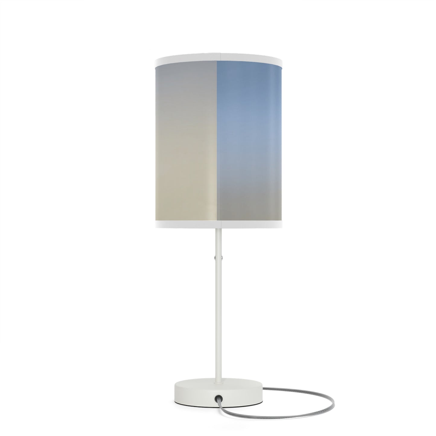 Cobalt Fade Table Lamp on a White or Silver Stand, US|CA plug