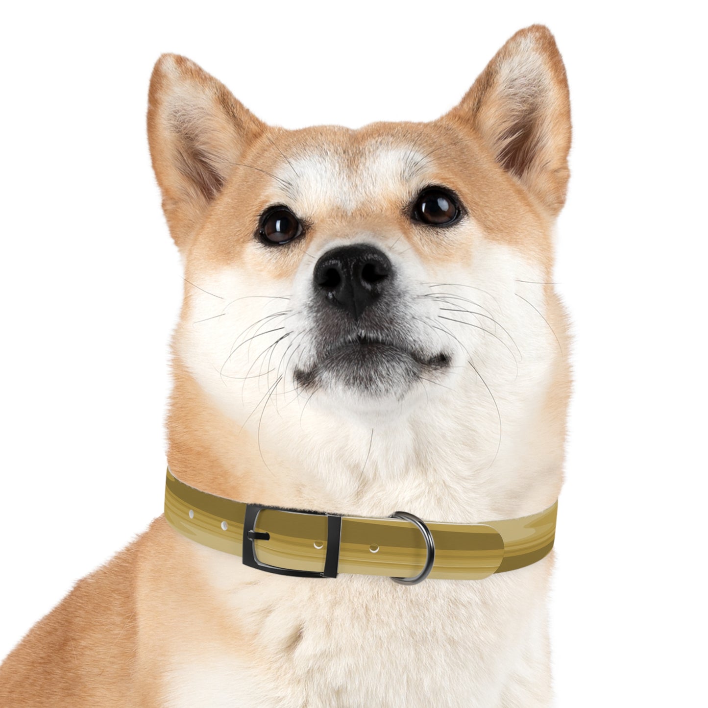 Brown Wavey Large Dog Collar