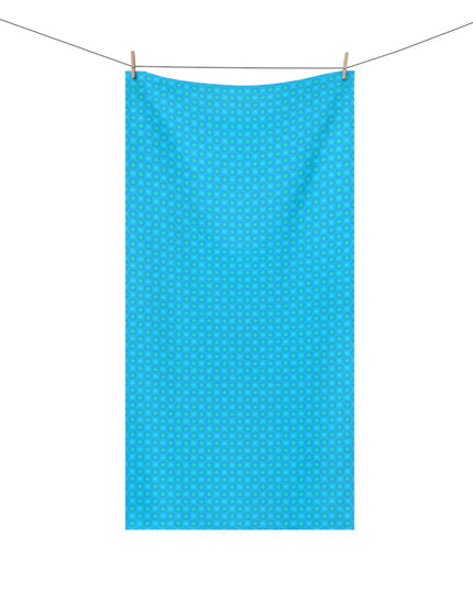 Light Blue Star-crossed Bodies Mink-Cotton Towel (50% polyester, 50% cotton),  30" x 60"