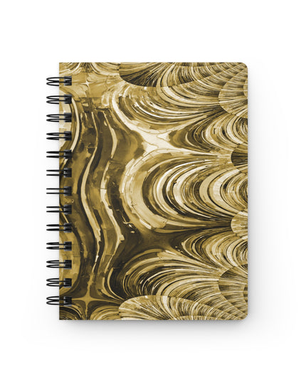Uzi Spiral Light Brown Bound Journal, 5" x 7" 150 pages