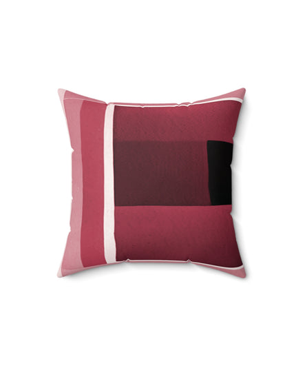 Red Shadow 14" x 14" Faux Suede Square Pillow