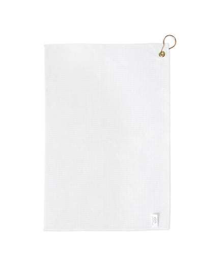 Purple Blossom Floral Bunch Golf Towel, 16" x 24"