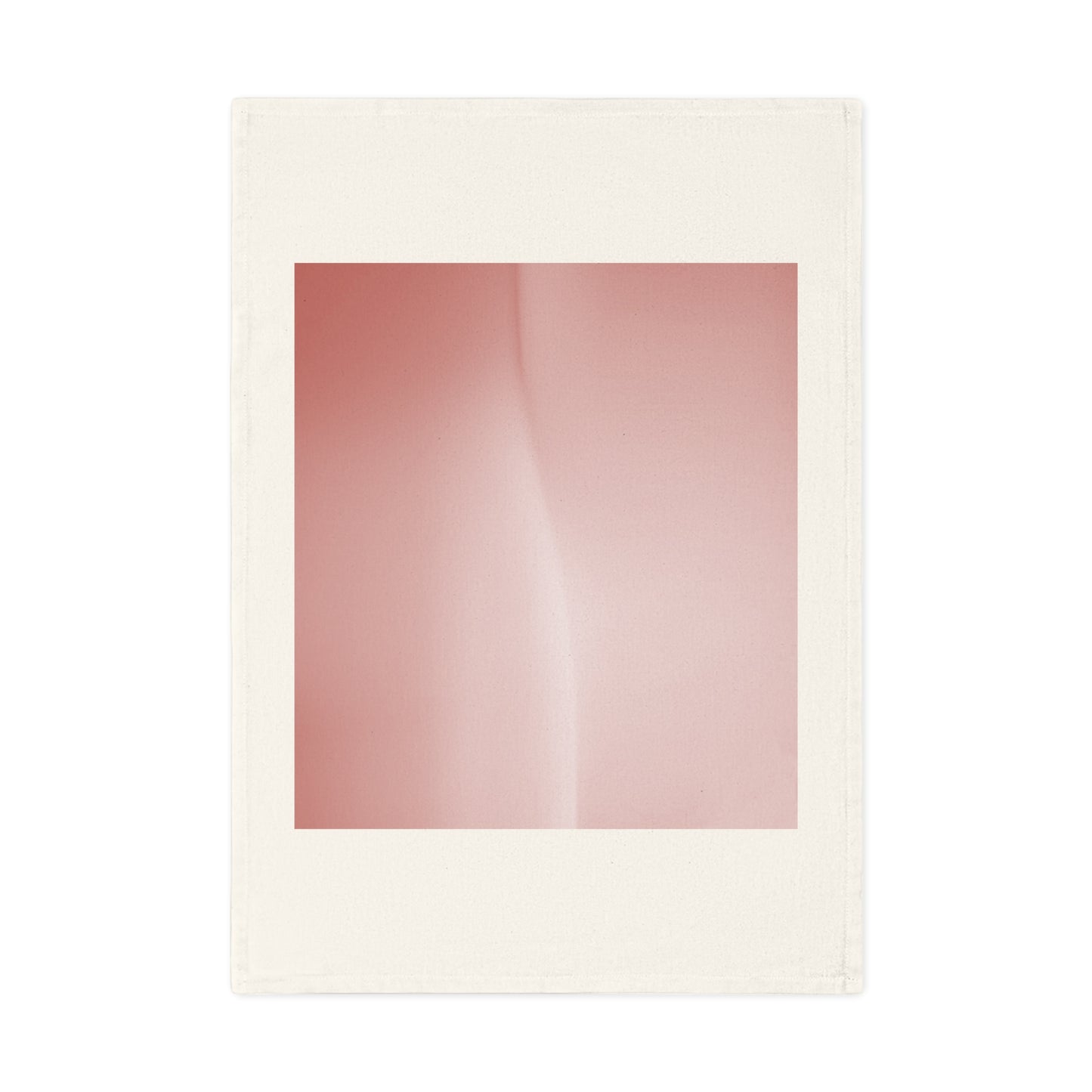 Rose Red Fade 19.6" x 27.5" Cotton Tea Towel