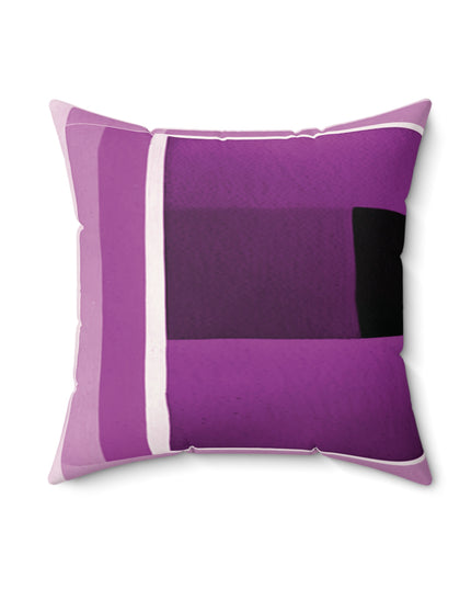 Magenta Shadow 18" x 18" Faux Suede Square Pillow
