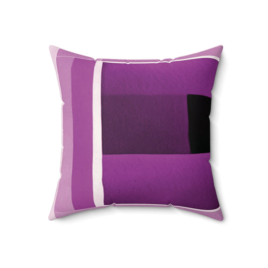 Magenta Shadow 18" x 18" Faux Suede Square Pillow