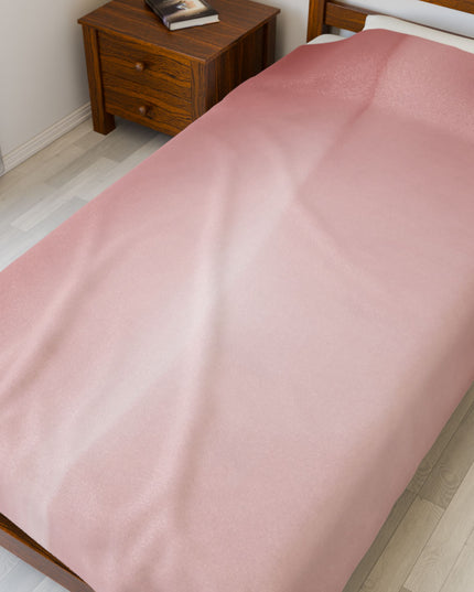 Rose Red Fade Velveteen Plush Blanket, 60" x 80"