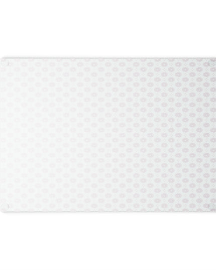 Pink Mornings Star-crossed Bodies Glass Cutting Board,  8" x 11"