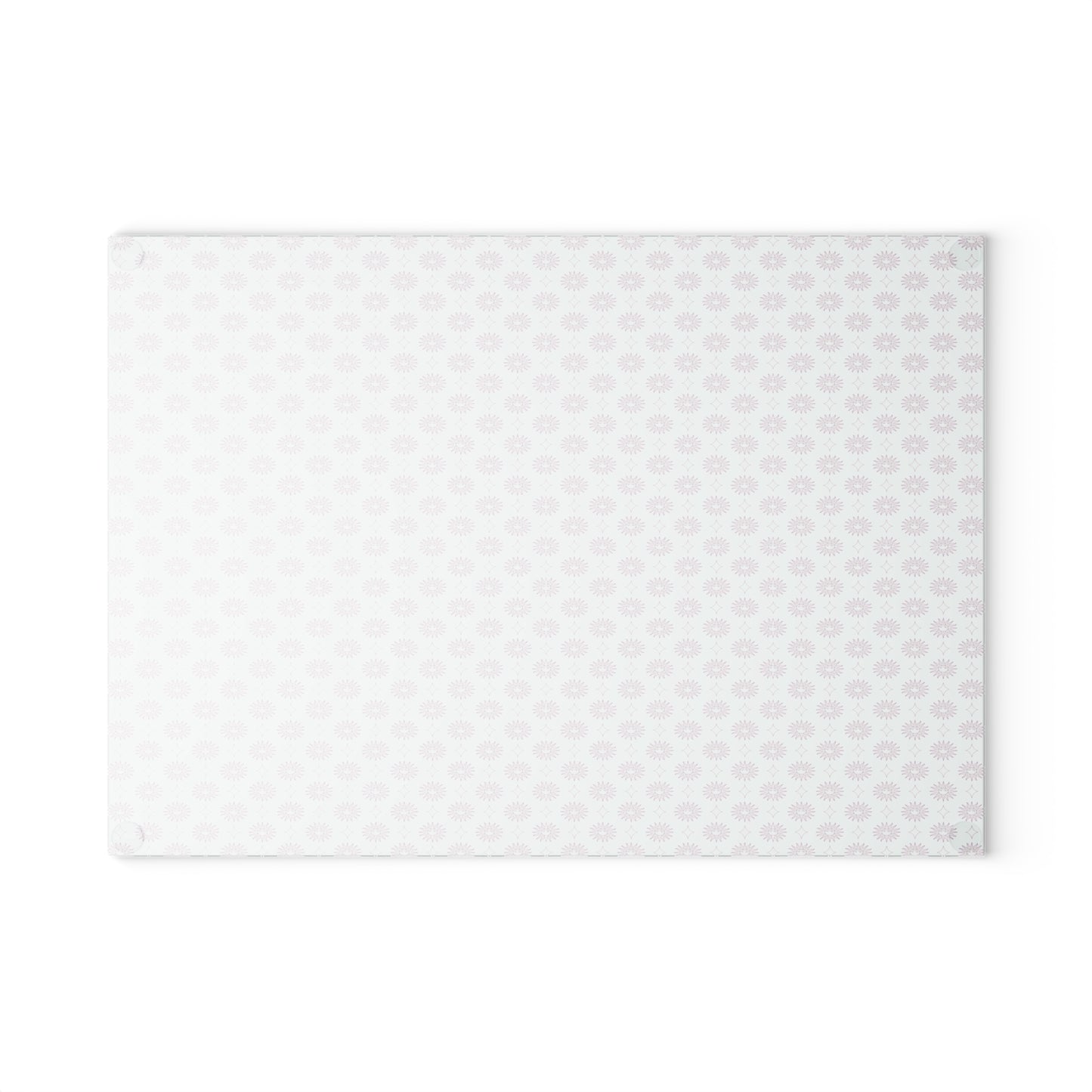 Pink Mornings Star-crossed Bodies Glass Cutting Board,  8" x 11"