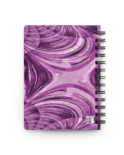 Uzi Spiral Powder Lavender Bound Journal, 5" x 7" 150 pages