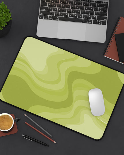 Lemon Wavey 12" x 18" Desk Mat