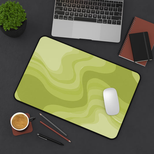 Lemon Wavey 12" x 18" Desk Mat