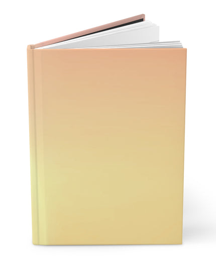 Hot Peach Fade 5.75" x 8" Hardcover Journal Matte with 150 lined pages