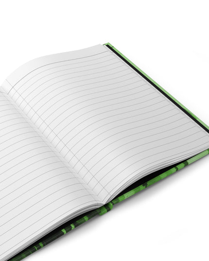 Striped Mint Pastel 5.75" x 8" Hardcover Journal Matte with 150 lined pages