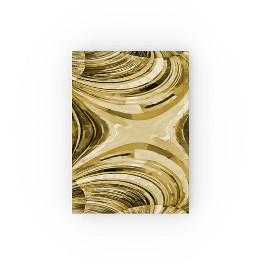 Uzi Spiral Light Brown 5.2" x 7.4" Hard Backed Journal with 128 blank pages