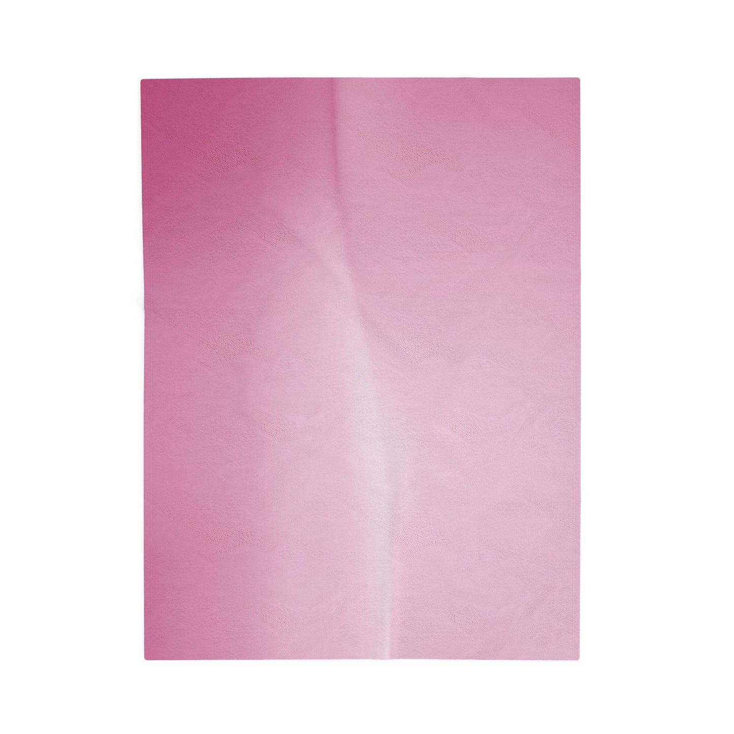 Pink Blush Fade Velveteen Plush Blanket, 30" x 40"