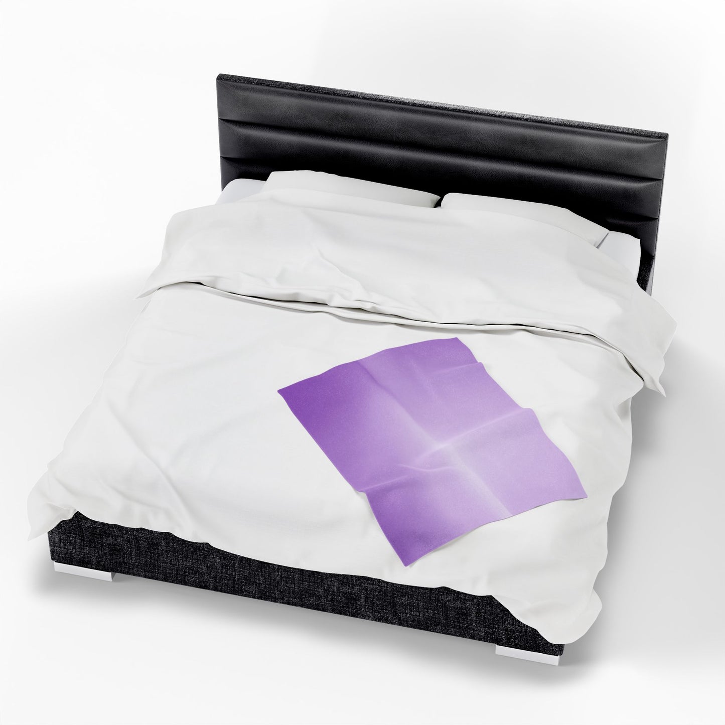 Soft Lavender Fade Velveteen Plush Blanket, 30" x 40"
