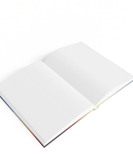 Blue Sea Red Orange Fog 5" x 7" Journal - 128 Blank pages