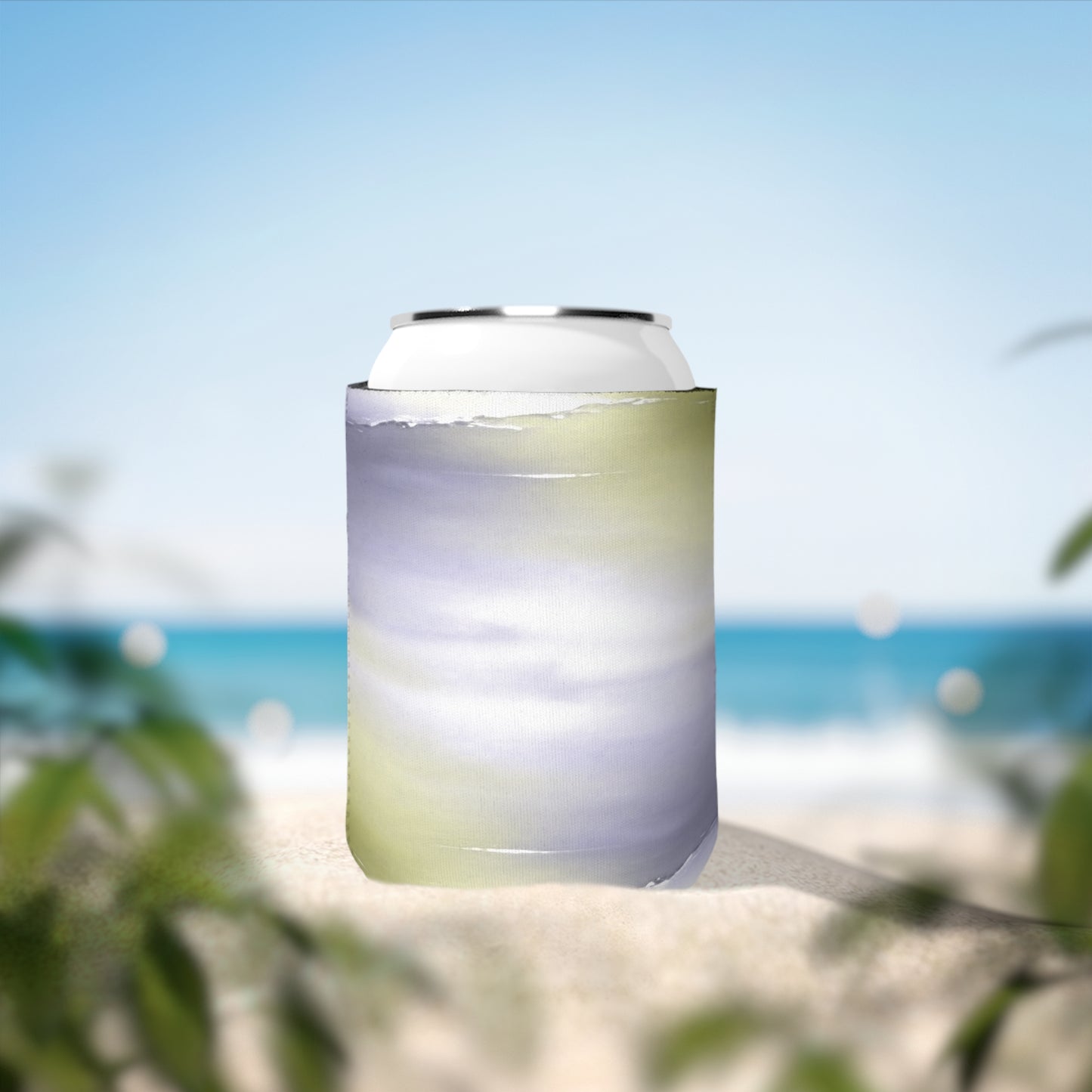 Lavender Sea Golden Fog 12 oz Can Cooler Sleeve