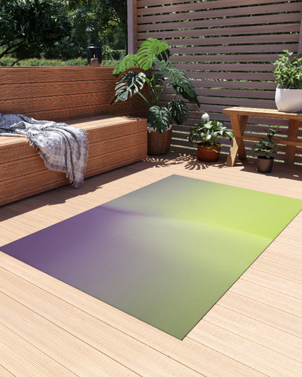 Purple Golden Fade Outdoor Rug, 36" x 60"