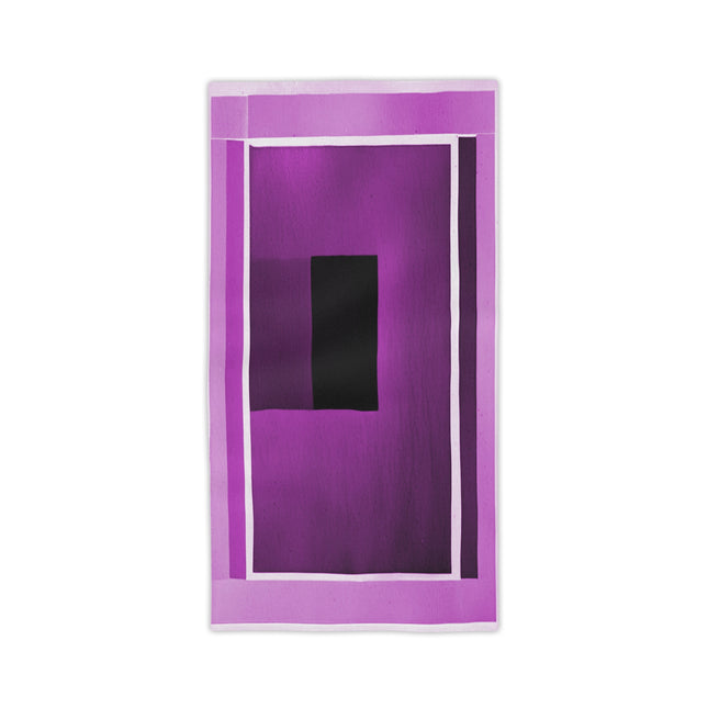 Magenta Shadow Beach Towel, 24" x 44"