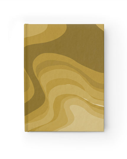 Brown Wavey 5" x 7" Journal - 128 Blank pages