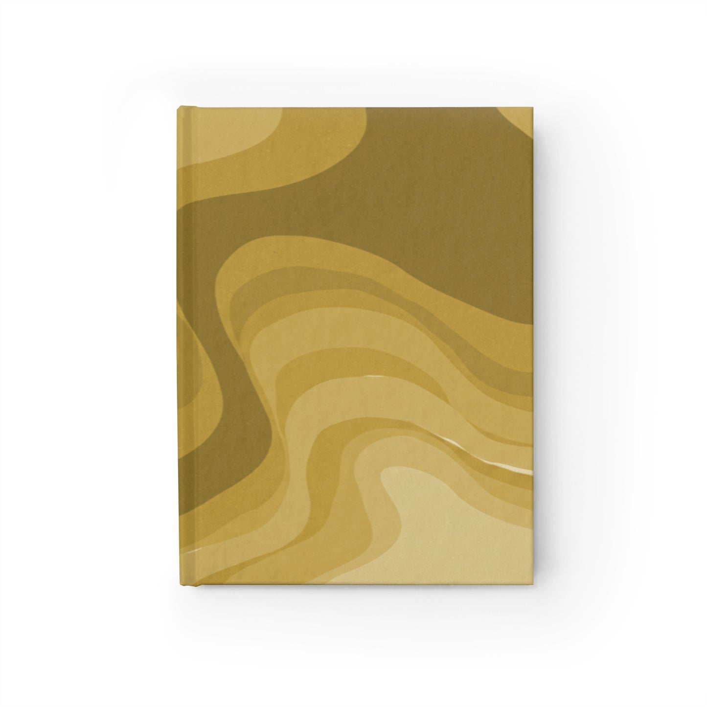 Brown Wavey 5" x 7" Journal - 128 Blank pages