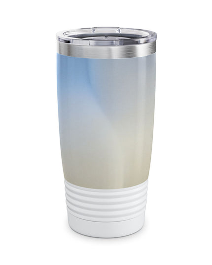 Cobalt Fade Ringneck Tumbler, 20oz in white