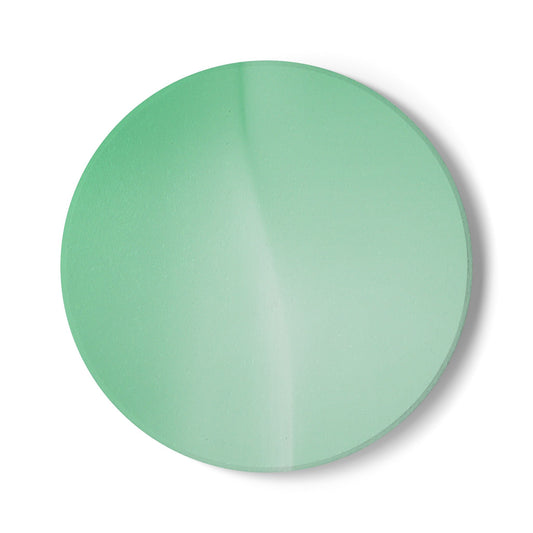 Mint Fade 4" x 4" Round Ceramic Coaster