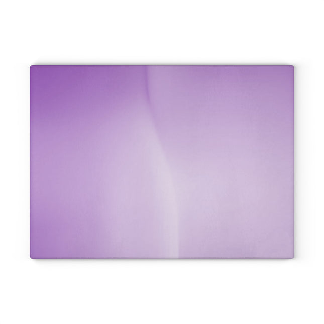 Purple Golden Fade 11" x 15" Glass Cutting Board