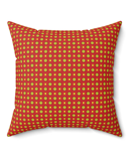 Late Evening Star-crossed Bodies Faux Suede Square Pillow, 20" x 20"