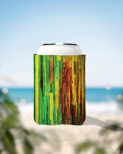 Striped Beta 12 oz Can Cooler Sleeve
