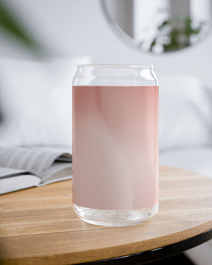 Rose Red Fade Sipper Glass, 16oz