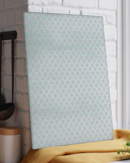 Pink Mornings Star-crossed Bodies Glass Cutting Board, 11" x 15"