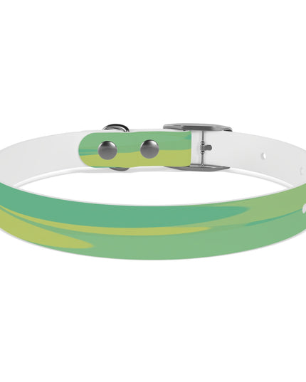 Pastel Green Patches Small Dog Collar