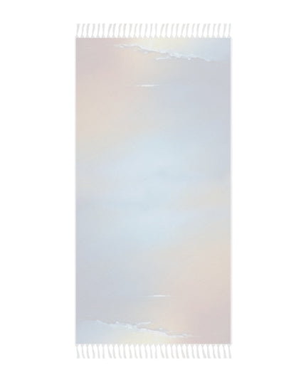 Blue Sea Red Orange Fog 38" × 81" Boho Beach Cloth