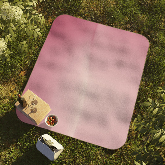 Rose Red Fade 61" × 51" Picnic Blanket