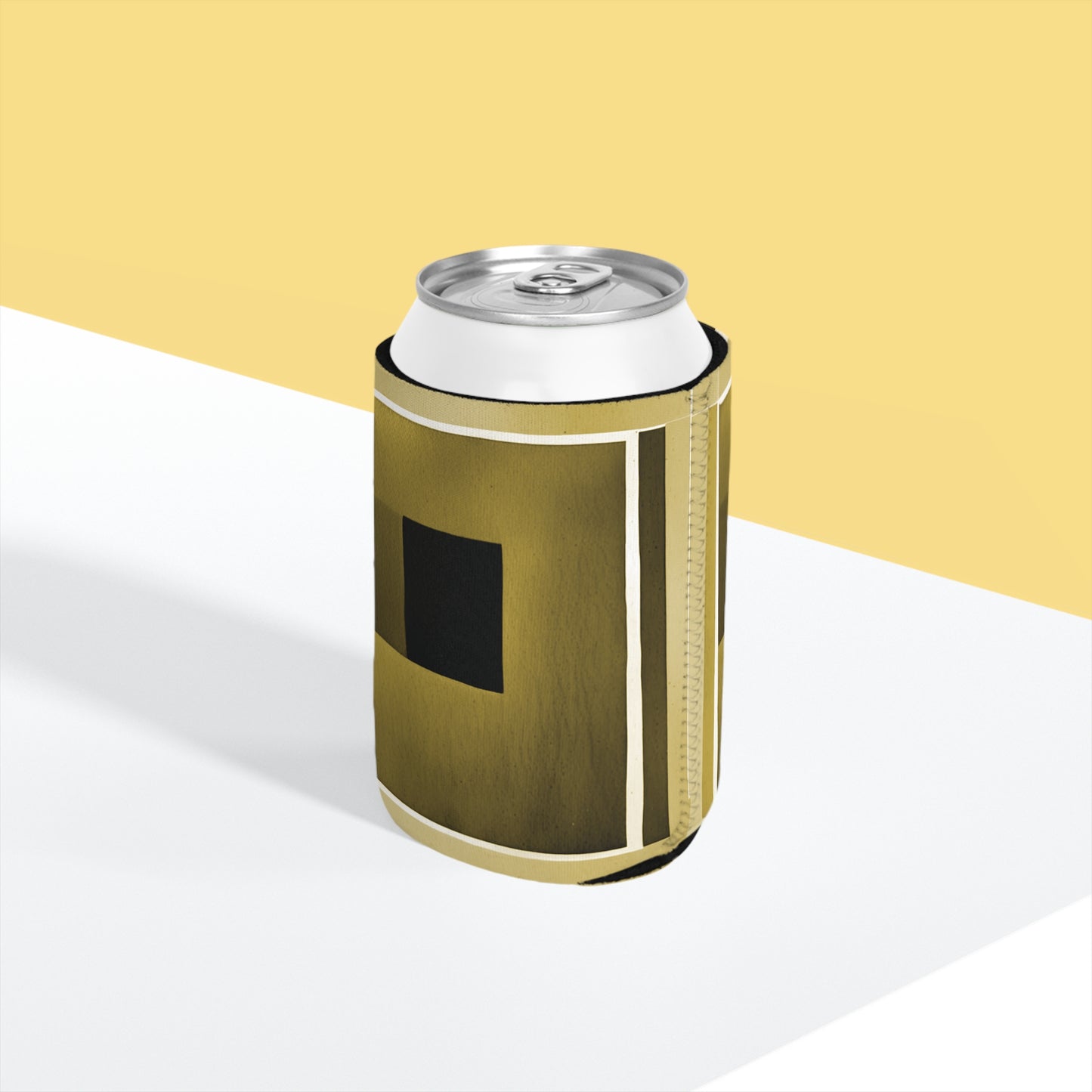 Tan Shadow 12 oz Can Cooler Sleeve