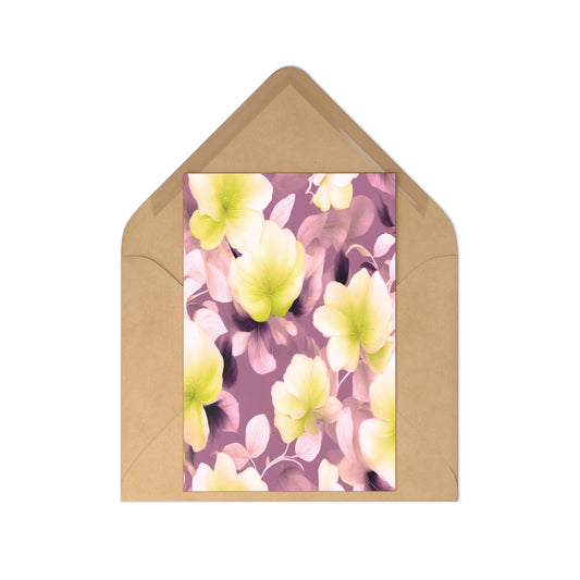 Lemon Blossom Floral Bunch Postcards (7 pcs)