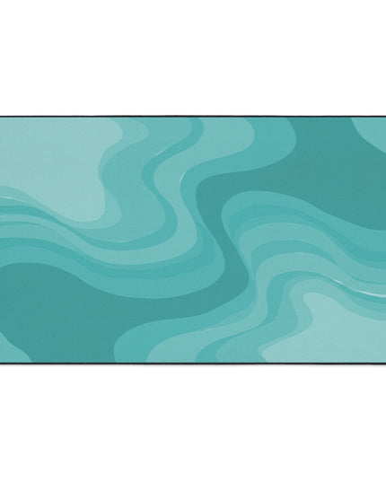 Tif Green Wavey 36" x 60" Heavy Duty Floor Mat