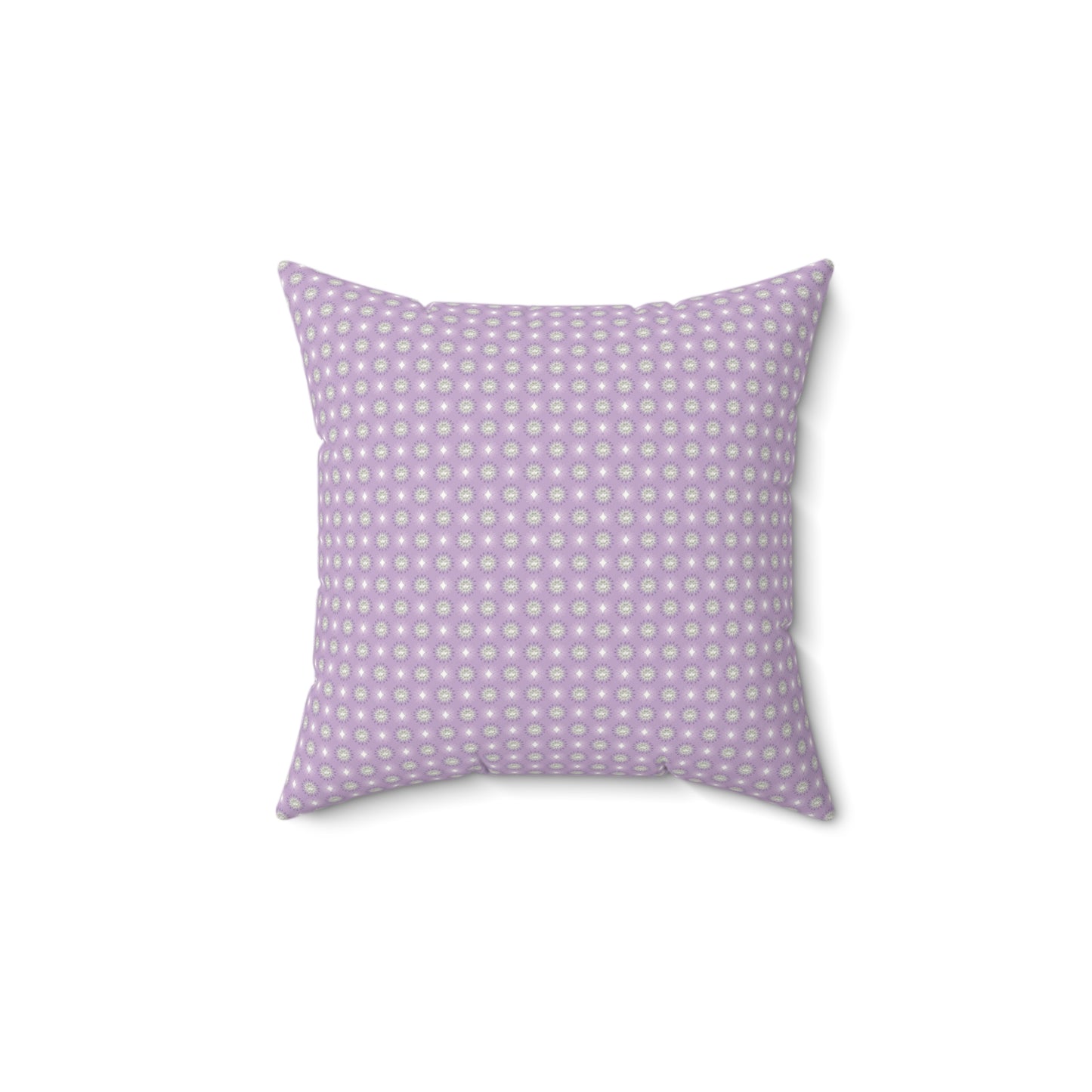 Lavender Star-crossed Bodies Faux Suede Square Pillow, 14" x 14"