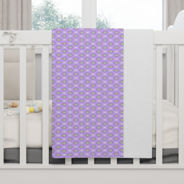 Lavender Star-crossed Bodies Soft Fleece Baby Blanket, 30" x 40"