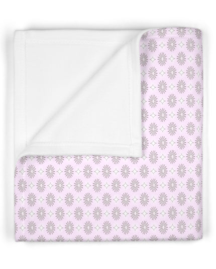 Pink Mornings Star-crossed Bodies Soft Fleece Baby Blanket, 30" x 40"