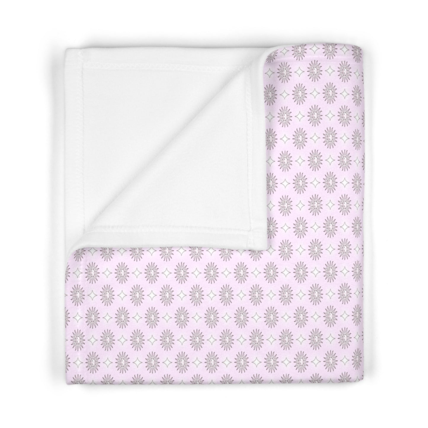 Pink Mornings Star-crossed Bodies Soft Fleece Baby Blanket, 30" x 40"