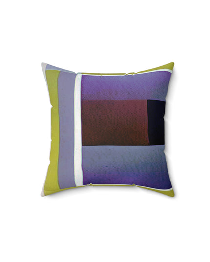 Zeta Shadow 14" x 14" Faux Suede Square Pillow